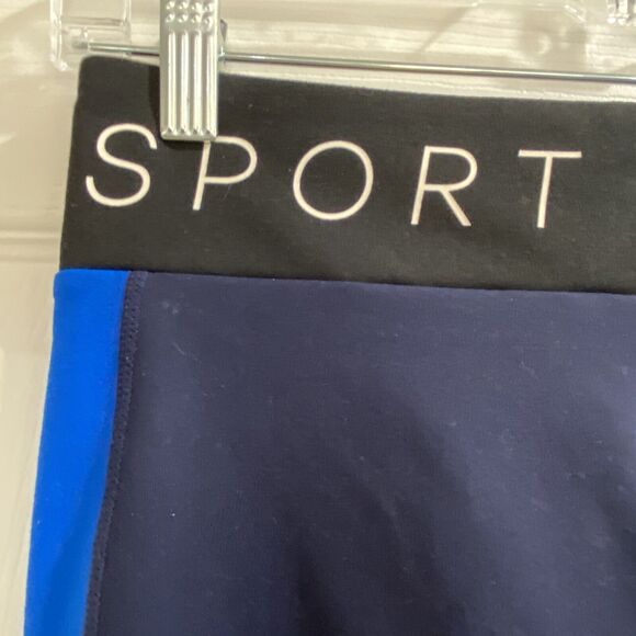 Juicy Couture Sport athletic leggings yoga pants athleisure sz M blue fitted - Picture 4 of 6